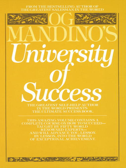 Title details for Og Mandino's University of Success by Og Mandino - Wait list